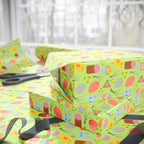 Easter Lime Basket Wrapping Paper | Holiday Gift Wrapping Paper Roll