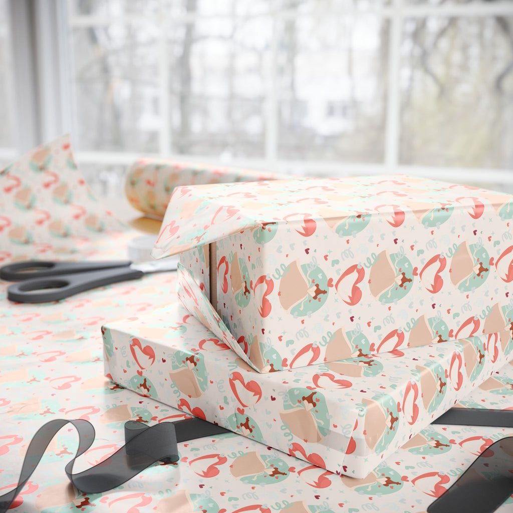 Bridal Shower Wrapping Paper Design 011 - Holiday Gift Wrapping Paper Roll