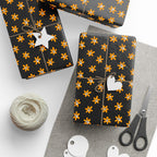 Day of the Dead Ornamental Flowers Wrapping Paper | Holiday Gift Wrapping Paper Roll