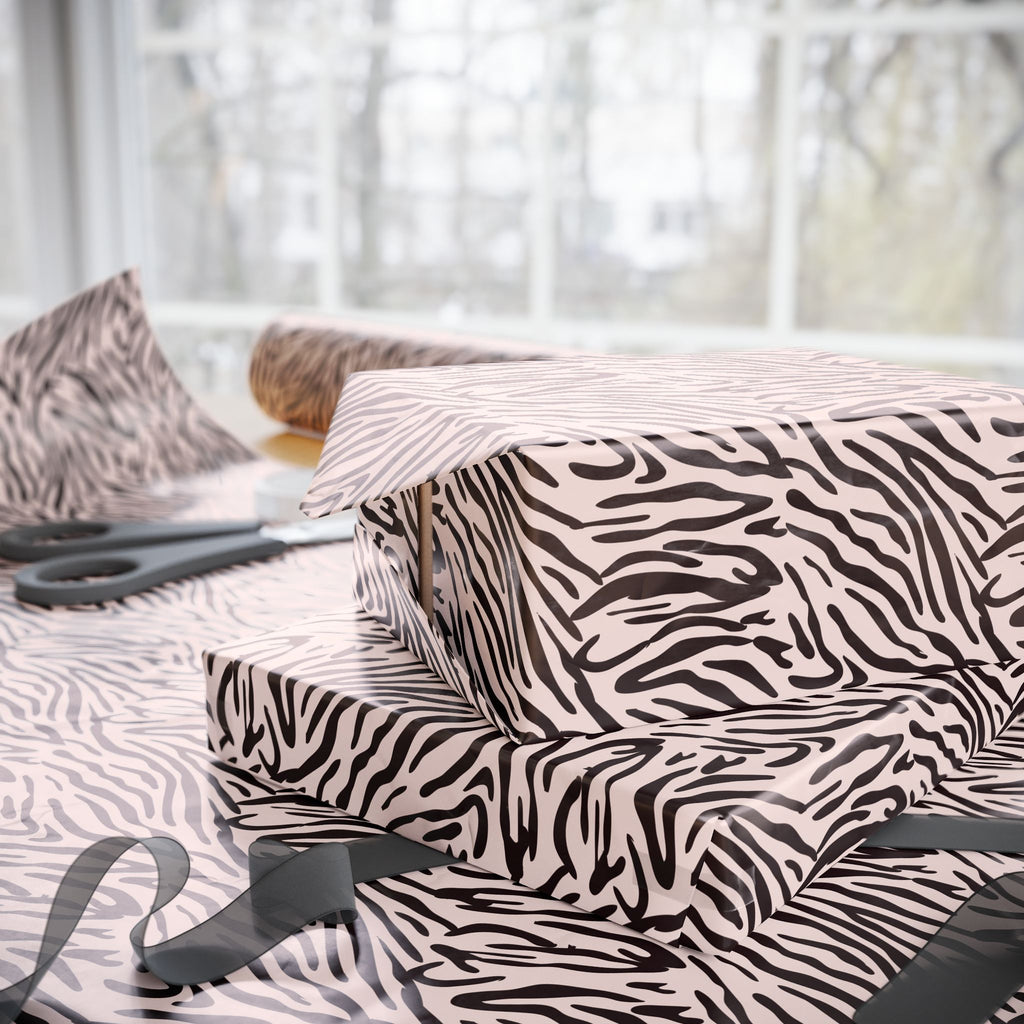 Animal Print Design 025 Zebra Skin Wrapping Paper - Holiday Gift Wrapping Paper Roll