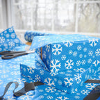 Christmas Carolina Snowflakes Wrapping Paper | Holiday Gift Wrapping Paper Roll