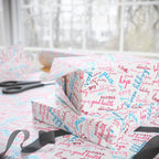 New Year's Wishes Wrapping Paper - Holiday Gift Wrapping Paper Roll
