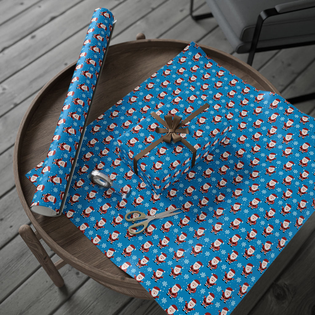 Christmas Jolly Ole Santa Wrapping Paper | Holiday Gift Wrapping Paper Roll
