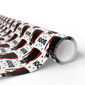 Halloween Vampire Cat Wrapping Paper | Holiday Gift Wrapping Paper Roll