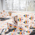 Gay Pride Born Like This Wrapping Paper Design | Holiday Gift Wrapping Paper Roll