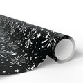 4th of July Black Sky Fireworks Wrapping Paper | Holiday Gift Wrapping Paper Roll