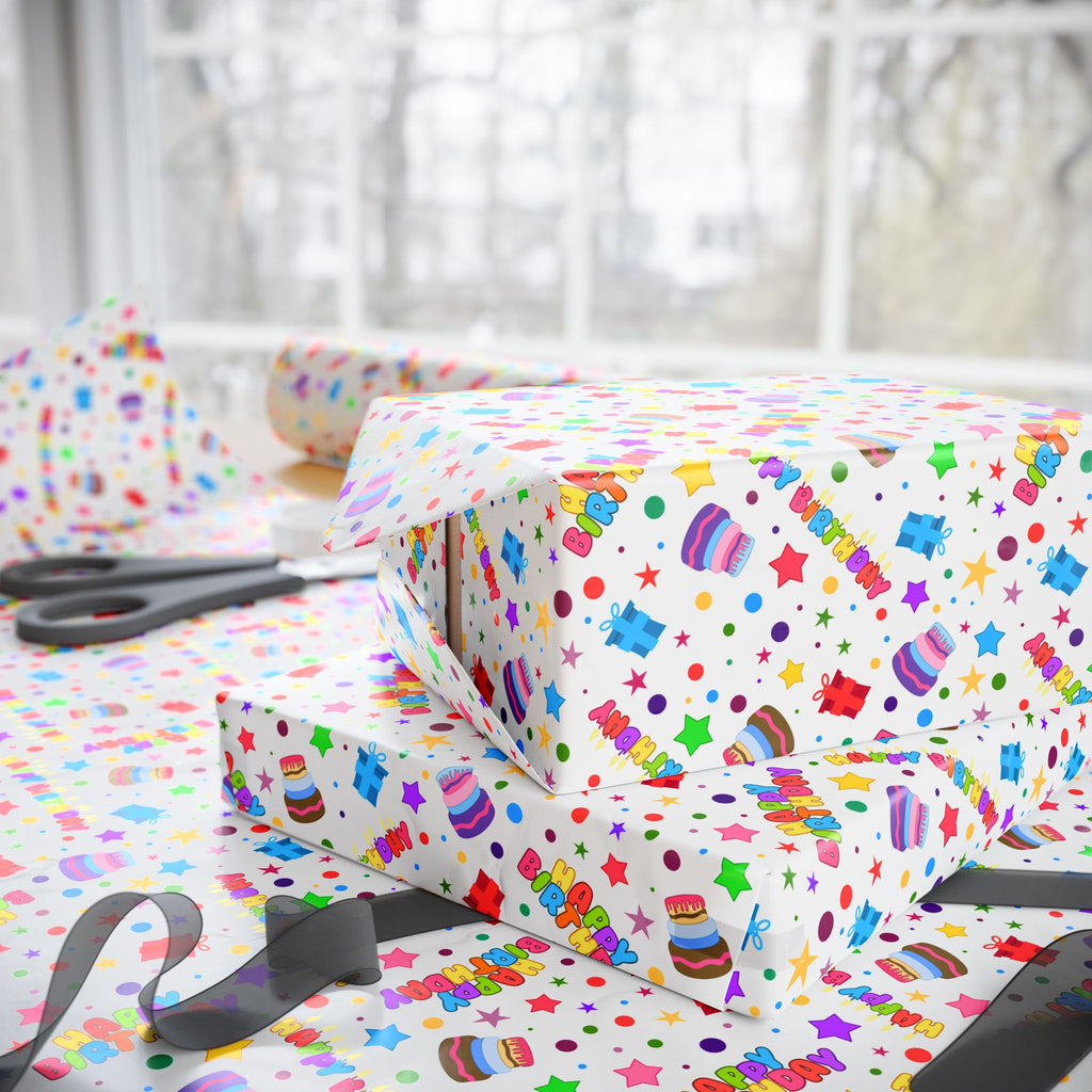 Birthday Wrapping Paper Design 009 - Holiday Gift Wrapping Paper Roll
