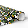 Halloween Laughing Zombies Wrapping Paper | Holiday Gift Wrapping Paper Roll