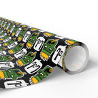 Halloween Laughing Zombies Wrapping Paper | Holiday Gift Wrapping Paper Roll