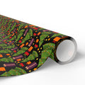 Christmas Gift Trees Wrapping Paper | Holiday Gift Wrapping Paper Roll