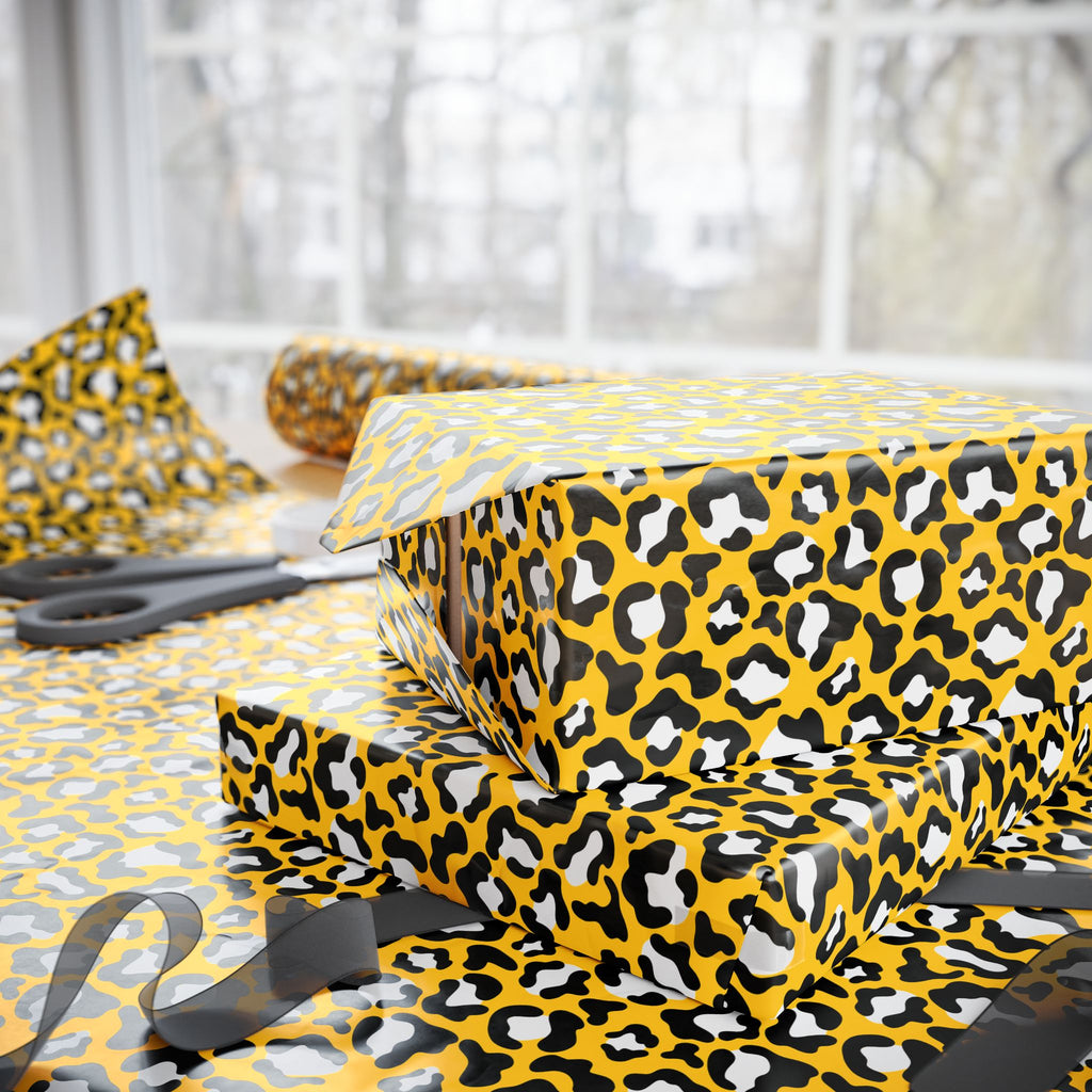 Animal Print Design 021 Leopard Skin Wrapping Paper - Holiday Gift Wrapping Paper Roll