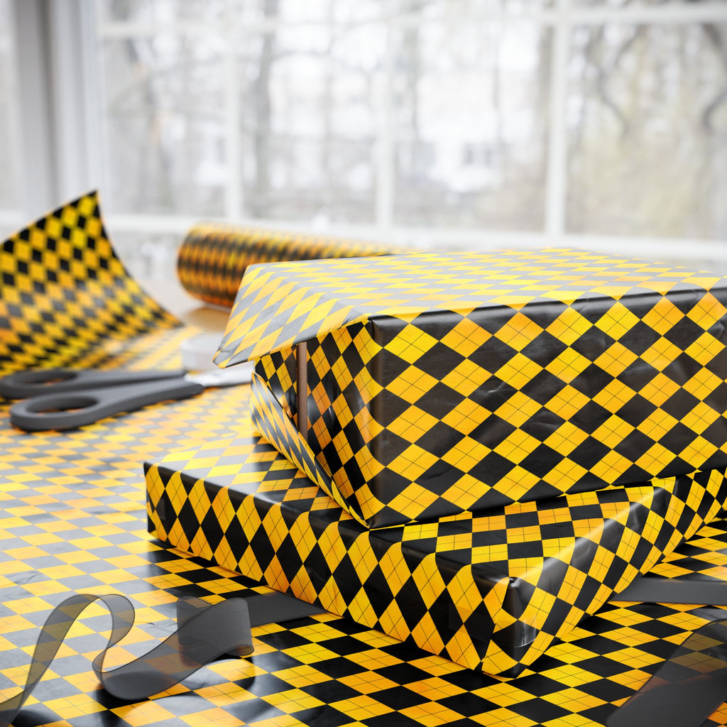 Argyle Design 046 Wrapping Paper - Holiday Gift Wrapping Paper Roll