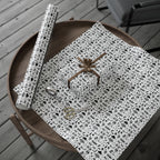 Father's Day Black & White Wrapping Paper - Holiday Gift Wrapping Paper Roll