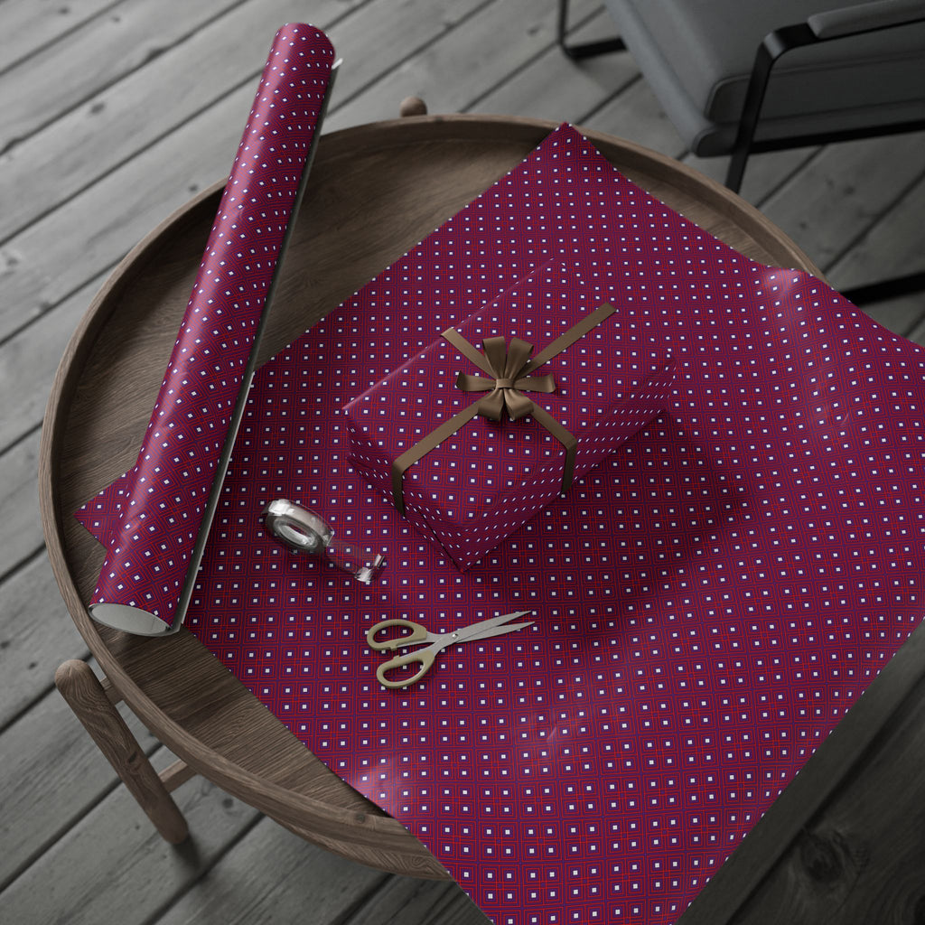 Geometric Design 006 Wrapping Paper - Holiday Gift Wrapping Paper Roll