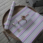 Stripe Design 010 Wrapping Paper - Holiday Gift Wrapping Paper Roll