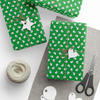 NSFW "The Shocker" on Green Wrapping Paper - Holiday Gift Wrapping Paper Roll
