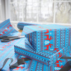 Christmas Ugly Reindeer Wrapping Paper | Holiday Gift Wrapping Paper Roll