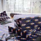 Christmas Blue Nutcracker Wrapping Paper | Holiday Gift Wrapping Paper