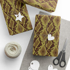 Animal Print Design 004 Snake Skin Wrapping Paper - Holiday Gift Wrapping Paper Roll