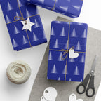 Christmas Blue Spruce Wrapping Paper | Holiday Gift Wrapping Paper Roll