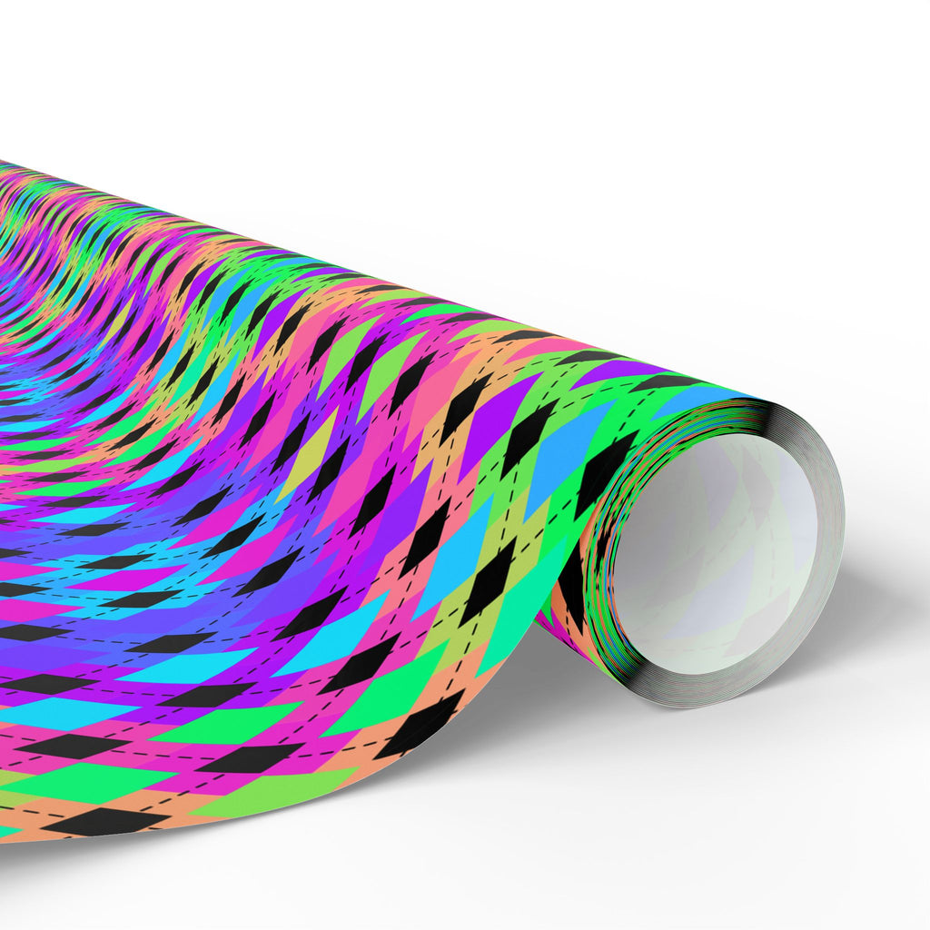 Argyle Design 035 Wrapping Paper - Holiday Gift Wrapping Paper Roll