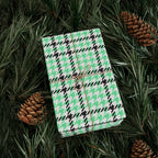Houndstooth Wrapping Paper Design Seafoam 003 - Holiday Gift Wrapping Paper Roll