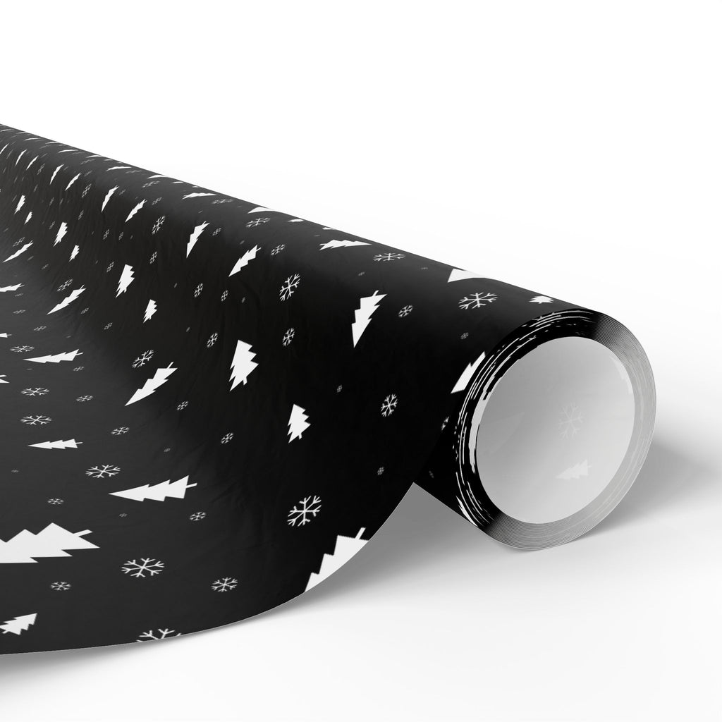 Christmas Blackout Wrapping Paper | Holiday Gift Wrapping Paper Roll