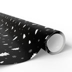 Christmas Blackout Wrapping Paper | Holiday Gift Wrapping Paper Roll