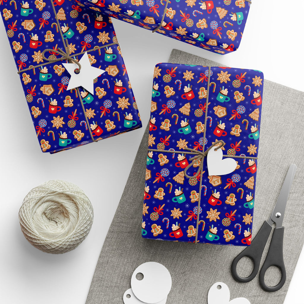 Christmas Candy Wrapping Paper | Holiday Gift Wrapping Paper Roll