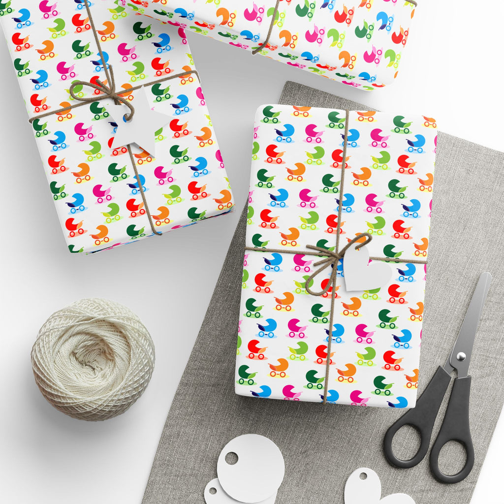 Baby Shower Wrapping Paper Design 002 - Holiday Gift Wrapping Paper Roll