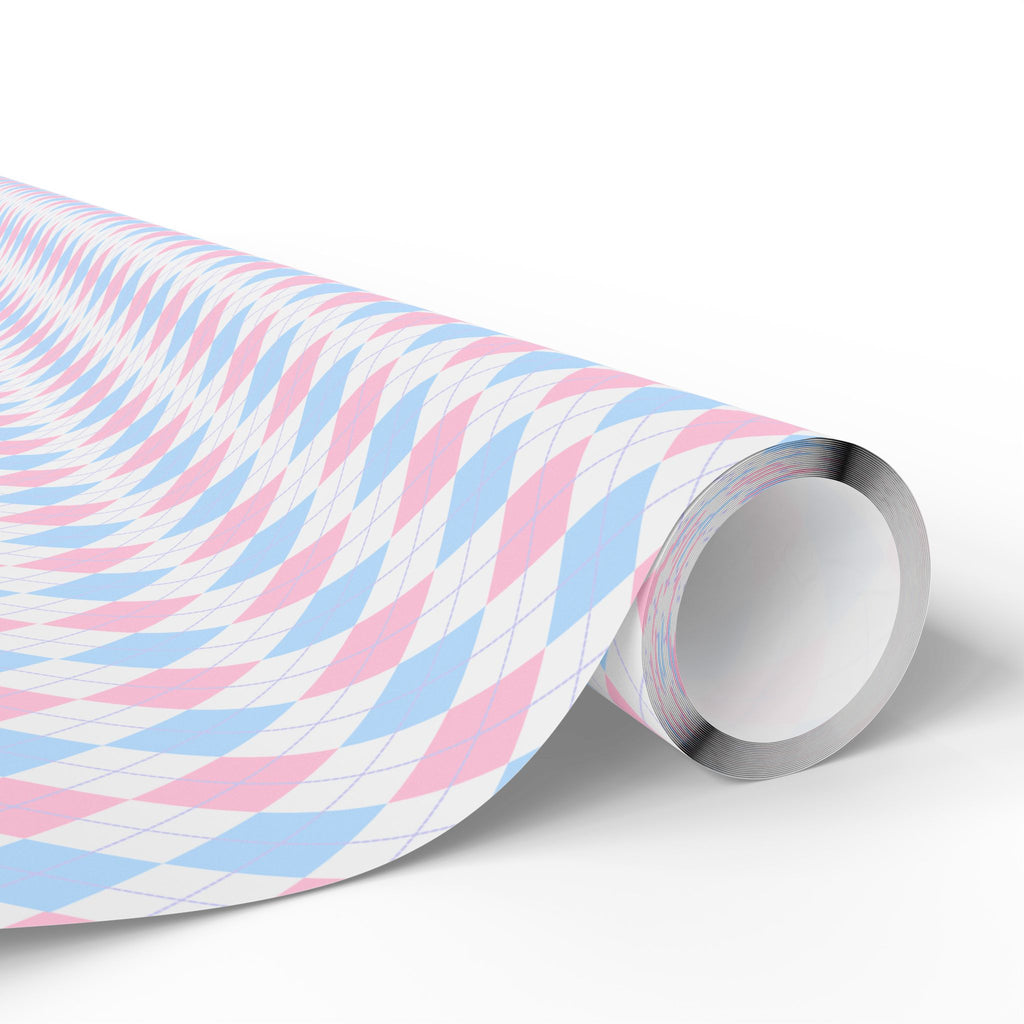 Argyle Design 015 Wrapping Paper - Holiday Gift Wrapping Paper Roll