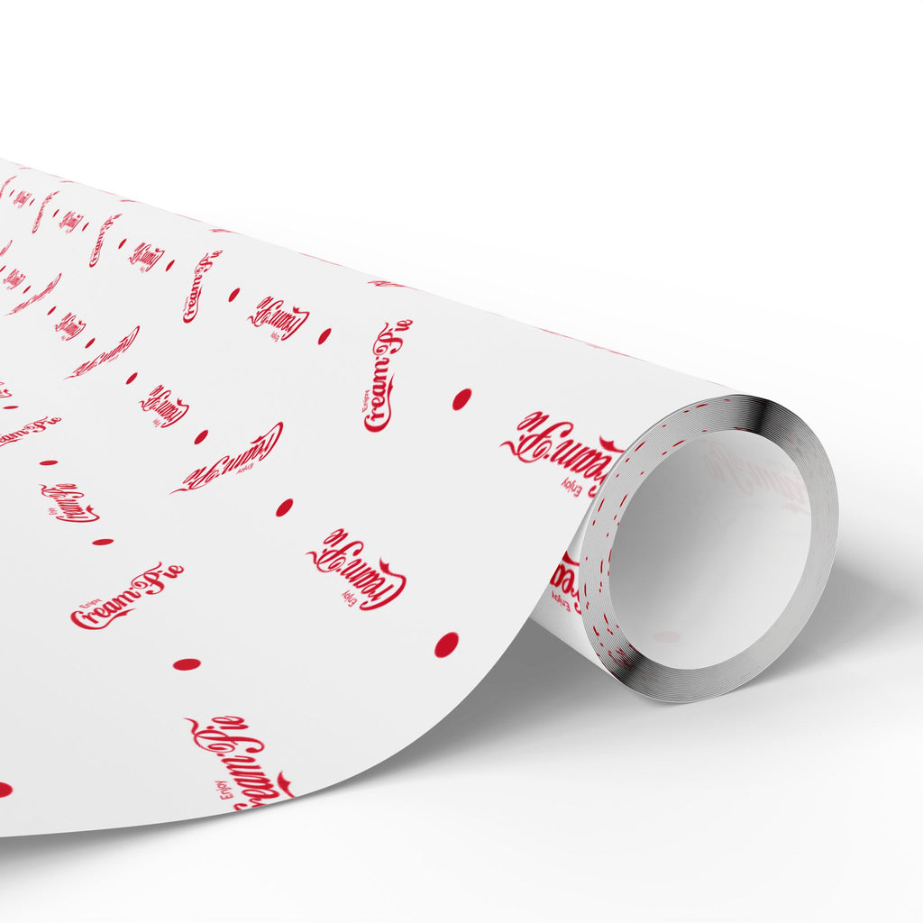 NSFW Cream Pie Spencerian Script Wrapping Paper - Holiday Gift Wrapping Paper Roll