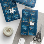 Father's Day Tie Greeting apping Paper - Holiday Gift Wrapping Paper Roll