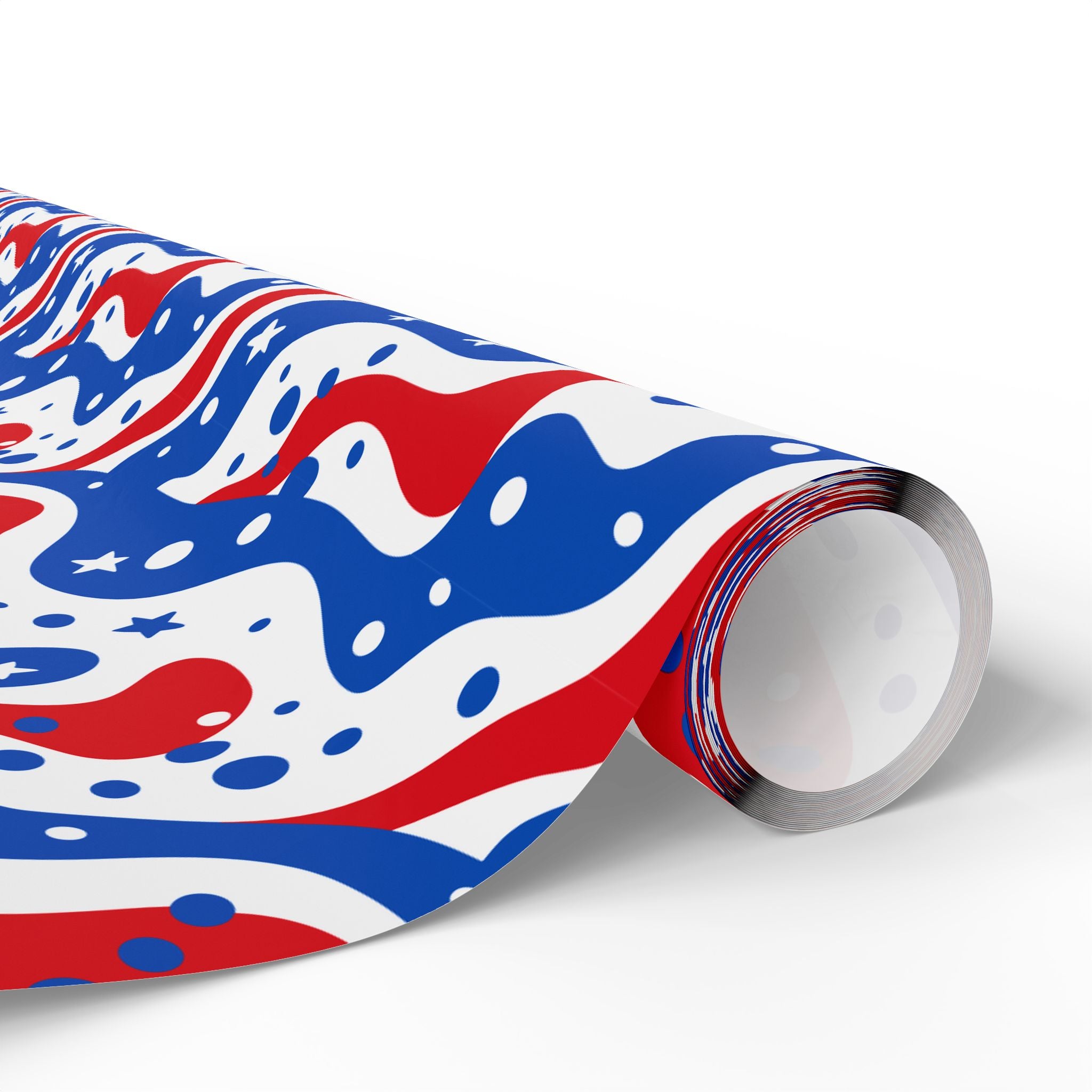 4th of July Patriotic Camo 1.0 Wrapping Paper | Holiday Gift Wrapping Paper Roll