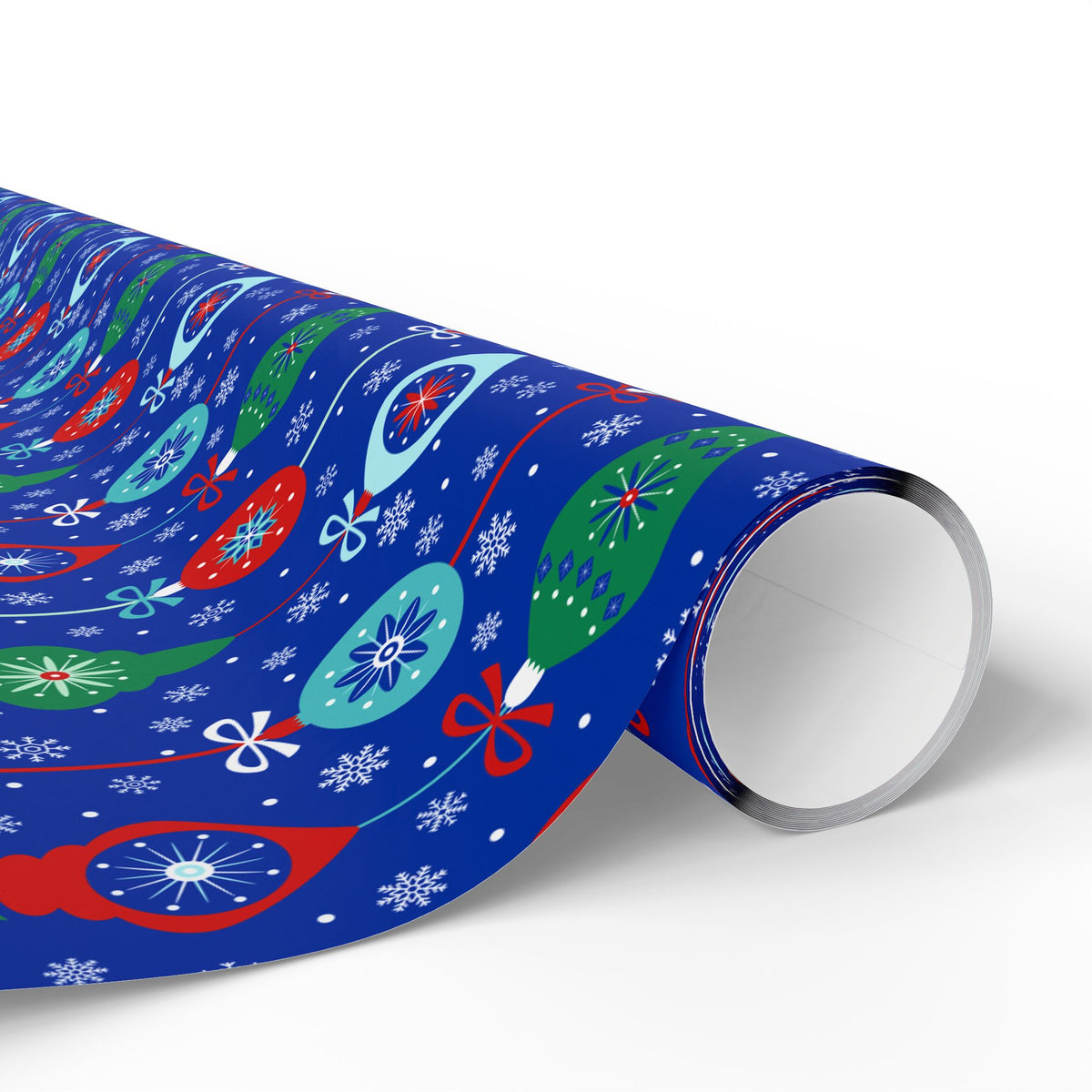 Christmas Assorted Ornaments Wrapping Paper | Holiday Gift Wrapping Paper