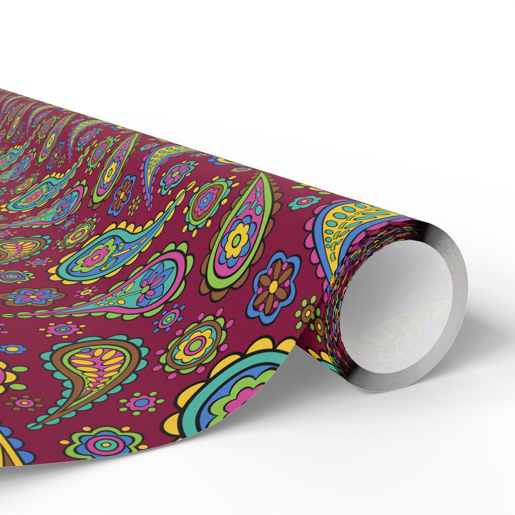 Paisley Design 004 Wrapping Paper - Holiday Gift Wrapping Paper Roll