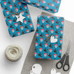 Day of the Dead Flying Birds Wrapping Paper | Holiday Gift Wrapping Paper Roll