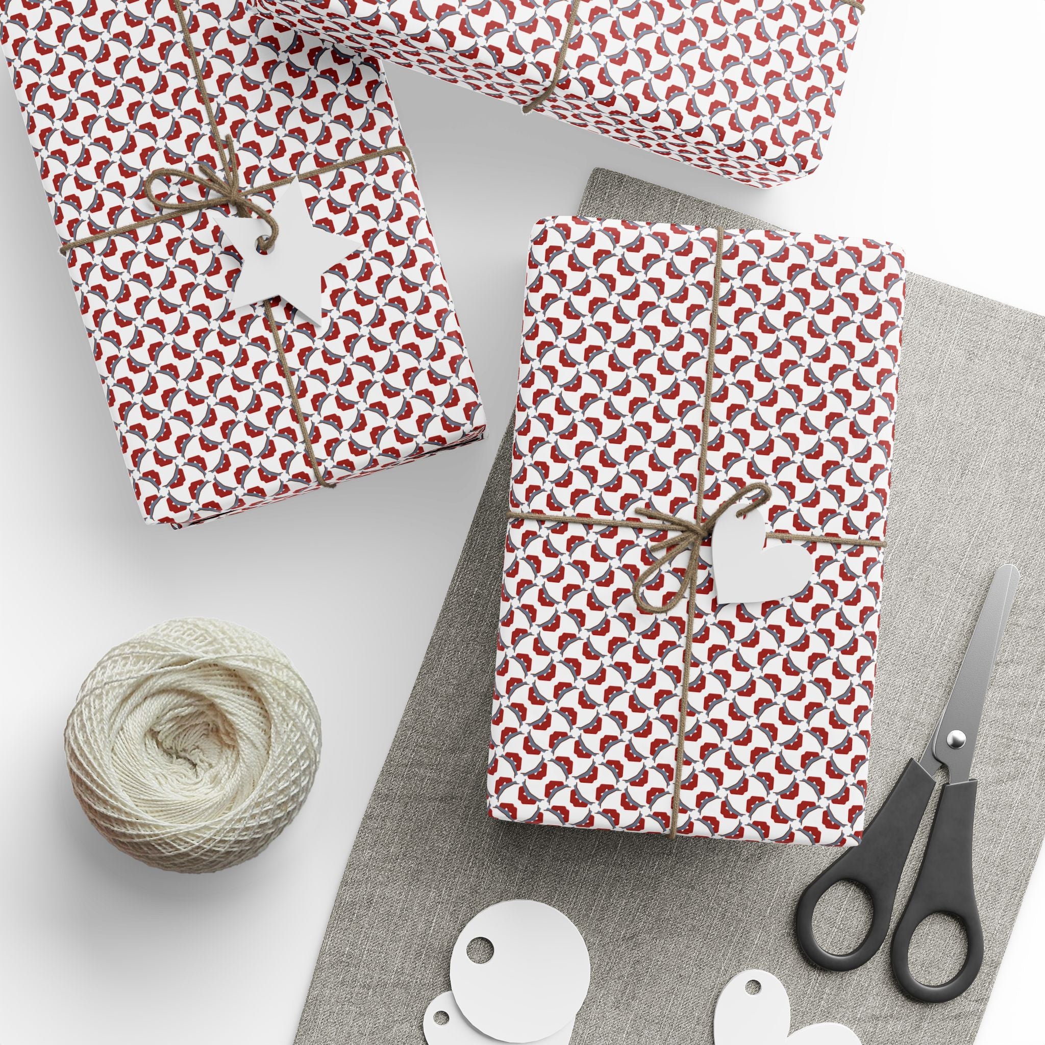 Geometric Design 012 Wrapping Paper - Holiday Gift Wrapping Paper Roll