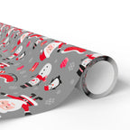 Christmas Santa And His Sleigh Wrapping Paper | Holiday Gift Wrapping Paper Roll