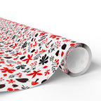 Thanksgiving Fall Foilage Wrapping Paper | Holiday Gift Wrapping Paper Roll