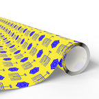 Hanukkah Classic Menorah Wrapping Paper | Holiday Gift Wrapping Paper Roll
