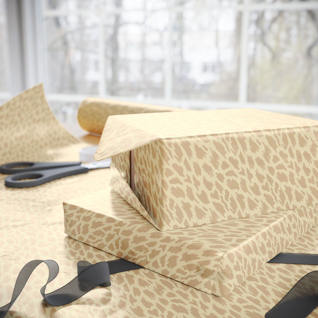 Animal Print Design 014 Giraffe Skin Wrapping Paper - Holiday Gift Wrapping Paper Roll