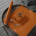 Solid Burnt Orange Wrapping Paper - Holiday Gift Wrapping Paper Roll