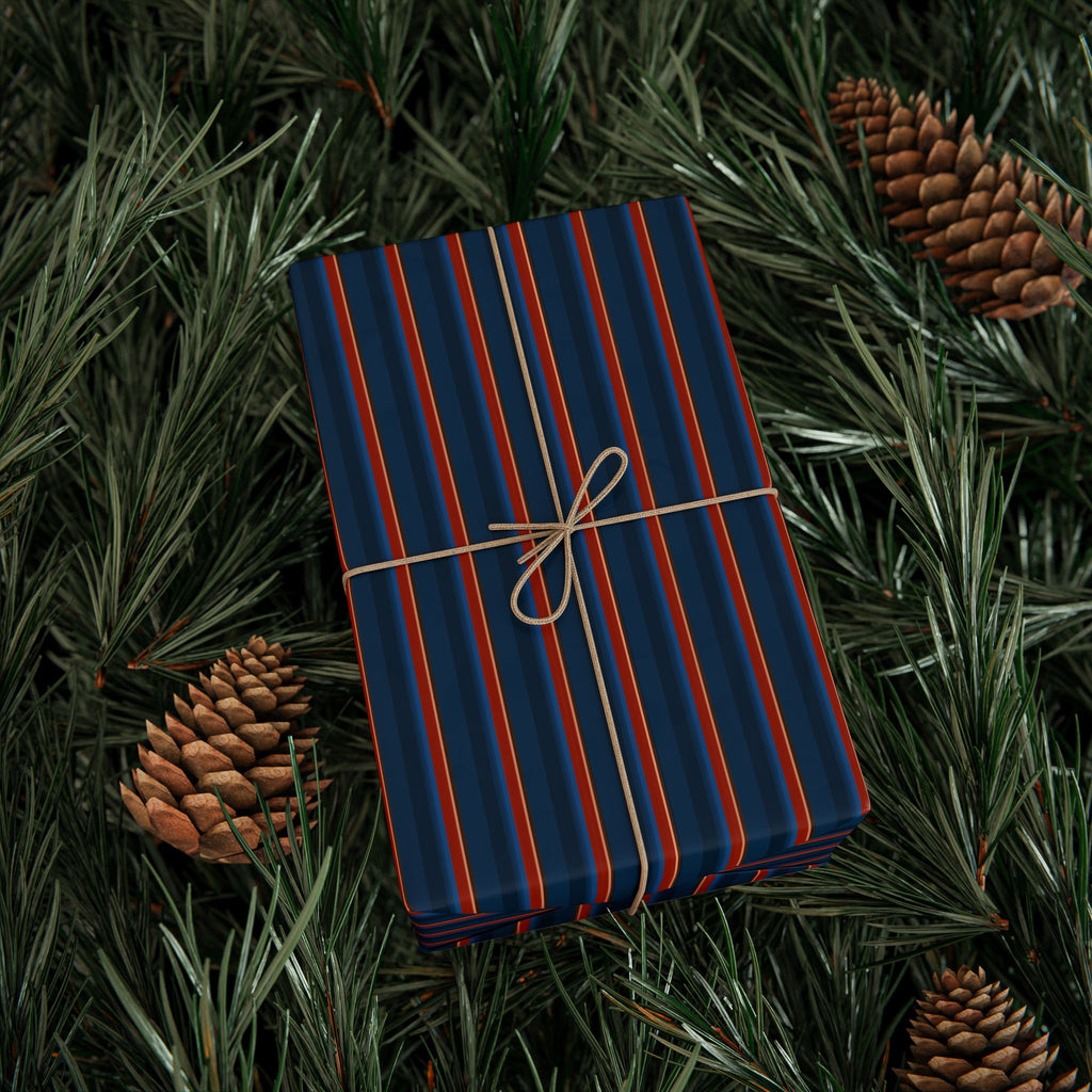 Stripe Design 015 Wrapping Paper - Holiday Gift Wrapping Paper Roll