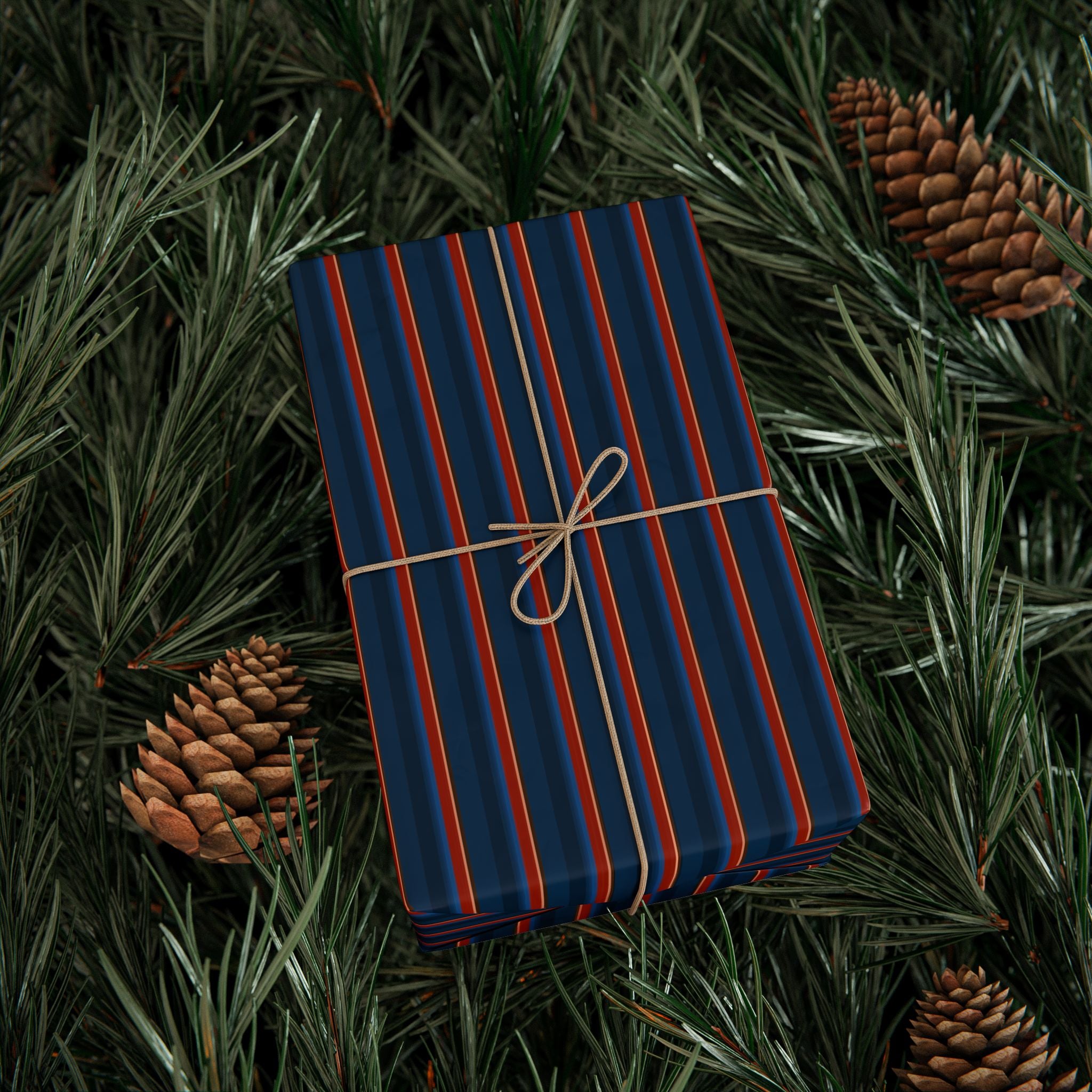 Stripe Design 015 Wrapping Paper - Holiday Gift Wrapping Paper Roll