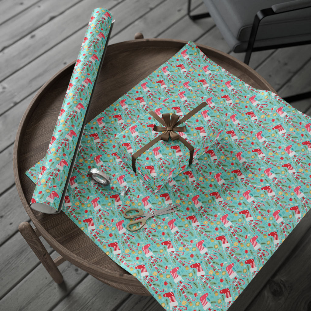 Christmas Stocking Stuffers Wrapping Paper | Holiday Gift Wrapping Paper Roll