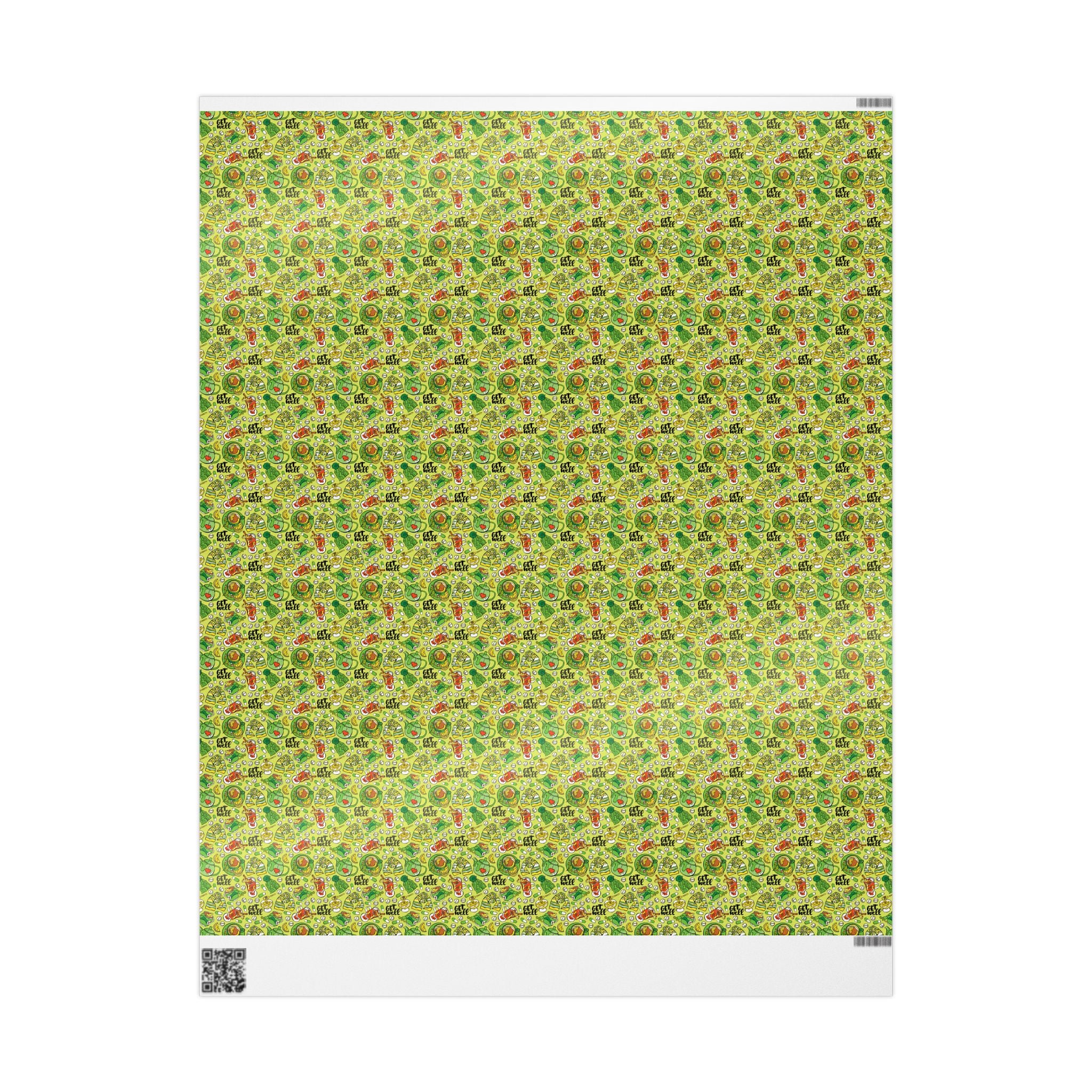 Get Well Soon Wrapping Paper Design 006 | Holiday Gift Wrapping Paper Roll