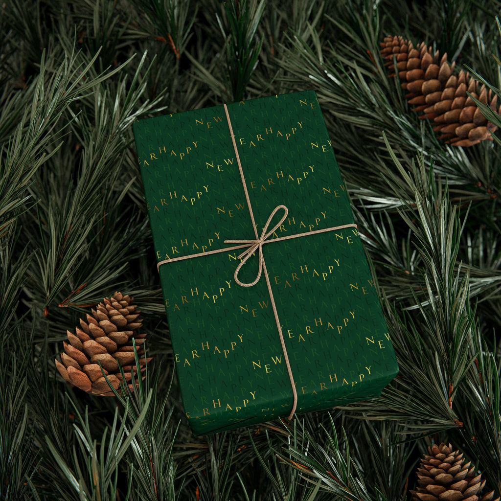 New Year's Elegant Toast Wrapping Paper - Holiday Gift Wrapping Paper Roll