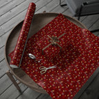 Christmas Golden Bells Wrapping Paper | Holiday Gift Wrapping Paper Roll
