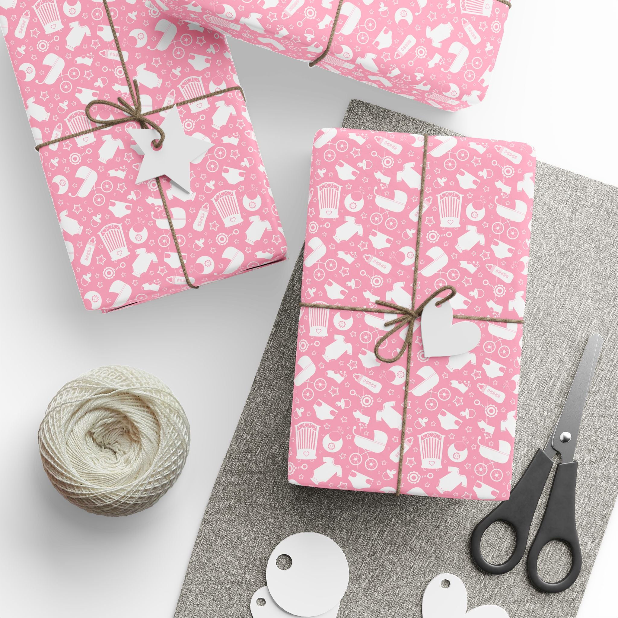 Baby Shower Wrapping Paper Design 004 - Holiday Gift Wrapping Paper Roll